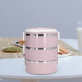 thumbnail image 1 of YHDSYY Big Sale! Stainless Steel Lunch Box Fresh-keeping Box Multi-layer Plastic Student Insulation Lunch Box Clearance Sales Today Deals Prime, 1 of 3
