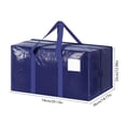 thumbnail image 3 of Large Christmas Tree Storage Bag | Compressible Comforter & Holiday Decor Storage Organizer with Handles | Waterproof PE Plastic for Bedding, Pillows & Seasonal Items, 3 of 7