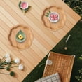 thumbnail image 5 of Dvruxg Bamboo Multi-Purpose Serving Tray, Wooden Fruit & Snack Platter, Splinter-Free Kitchen Storage Organizer for Parties & Everyday Use, 5 of 5