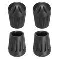 thumbnail image 1 of Unique Bargains 0.55'(14mm) Chair Feet Replacement Plastic Non-Slip Camping Chair Leg Tips Cap 4 Pack, 1 of 6