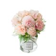 thumbnail image 1 of Unatoiry 2pcs/set Silk Hydrangea Fake Flowers Realistic Appearance Low Maintenance Easy To Clean Elegant Peony pink+white 1Set, 1 of 6