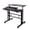 Noir, variante sur Soges Bureau d'Ordinateur à Hauteur Réglable Poste de Travail Assis-Debout Bureau Debout Mobile avec Roulettes, Table d'Appoint Debout avec Roulettes, Noir