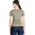 thumbnail image 3 of George Women's Side Ruched Tee, 3 of 6