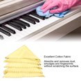 thumbnail image 3 of 5PCS Piano Cleaning Cloth, Cotton Multifunctional Reusable Musical Instruments Polishing Cleaning Cloth For Guitar Bass Violin, 3 of 8