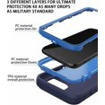 thumbnail image 3 of iPhone 14 Case Shockproof Dust/Drop Proof 3-Layer Full Body Protection Rugged Heavy Duty Durable Cover Case for Apple iPhone 14 6.1-inch, 3 of 5