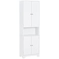thumbnail image 1 of HOMCOM Armoire de Salle de Bain Armoire de Rangement Armoire de Toilette à Double Porte, 1 of 10