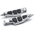 thumbnail image 1 of Krator Stiletto Motorcycle Foot Pegs Footrests Left+Right Compatible with Yamaha Raider 2008-2013 Front, 1 of 3