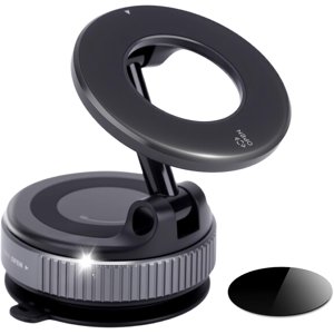 ZEMBSOYA Support magnétique de voiture Dashboard Support de téléphone Voiture Aspirateur magnétique Support de téléphones 360° Support de téléphone rotatif pour et téléphone Android