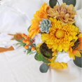 thumbnail image 4 of thinsony Handmade Wedding Bride Bouquets flower for Anniversary Party Ceremony, 4 of 5