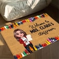 thumbnail image 3 of Classroom Door Mat for Teacher Welcome Mat with Crayon Theme - Water-Absorbent Non- Velvet Indoor Rug for Entryways and Hallways, 3 of 5