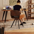 thumbnail image 3 of Homy Casa Computer Desk with Live Edge Perfect for Home Office PC Workspace, Natural, 3 of 10