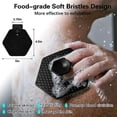 thumbnail image 1 of Silicone Exfoliating Body Scrubber Silicone Body Scrub, Exfoliating Body Scrub for Sensitive Skin, Body Bath Scrub, Silicone Body Brush for Shower, Good Foam, 1 of 2