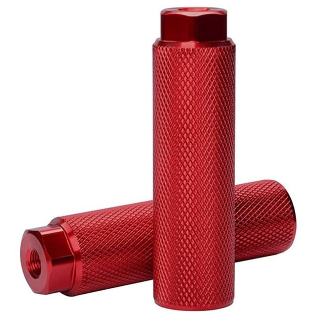 1PC Alloy Bicycle Pedal Foot Peg For MTB Bike Axle Footrest-Lever Cylinder Grip Non-Slip Front Rear Axle Foot Pegs Accessories