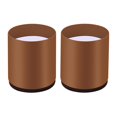 thumbnail image 2 of GROWTH TANK Furniture Bed Riser Chair Leg Lifts Couch Lifter Round 6x5cm Brown, 2 of 9