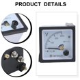 thumbnail image 1 of Panel Meter Analog Panel Ammeter 4.8*4.8cm 99T1-A AC250V/300V/450V Direct-Acting, 1 of 9