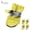 Yellow 8O5, variant on ZZkhGO Reflective Dog Shoes, Waterproof Boots for Small Dogs, Non-Slip Puppy Booties with Adjustable Straps for Outdoor