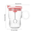 thumbnail image 3 of Auto-Stirring Shaker Cup with USB Charging, 280ml Capacity, for Protein Shakes, Coffee, and Smoothies, One-Touch Mixing, Portable for Gym, Office, and Travel, Glass Material, 3 of 9