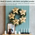 thumbnail image 1 of Artificial Flowers Plastic Christmas Flower  Tree Floral Decor Holiday Festival Ornament, 1 of 5