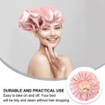 thumbnail image 4 of Cap Shower Bonnet Hair Reusable Bath Wrap Waterproof Caps Chemo Loss Head Elasticbathing Hat Sleeping, 4 of 7
