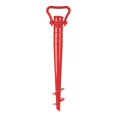 thumbnail image 3 of Beach Umbrella Stand Anchor Parasol Holder Anchor Parasol Stand Base for Garden Red, 3 of 8