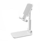 Foldable mobile phone stand with adjustable angle and height, stable and portable desktop stand compatible with mobile phones, iPads and tablets