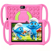 Tedupee Kids Tablet, 7 inch Android 13 Tablet for Kids, Quad Core Processor, 2GB RAM+32GB ROM, 1024 x 600 IPS, Wifi, Bluetooth,Parental Control - Pink