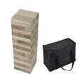 thumbnail image 3 of Hathaway Block Out Wood Stacking, Collapsing Game with Rip-Resistant Bag, 54 Handcrafted Pine Blocks, 3 of 6