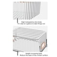 thumbnail image 4 of bbymog Storage Bins with Lids Transparent Storage Box Large Capacity Desktop Cosmetic Storage Box Transparent Soot Proofing Storage Box with Lid Clear S, 4 of 6