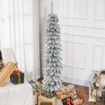 thumbnail image 2 of HOMCOM Arbre de Noël Artificiel de 5 Pieds avec Branches Réalistes Vert, 2 of 9