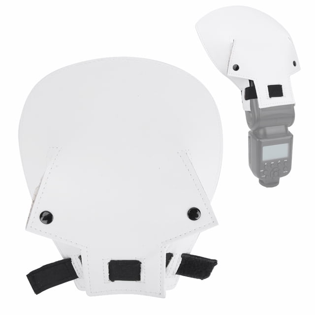 Diffuseur de Flash, Réflecteur de Lumière Flash Portable PU Matériel Léger Usure pour la Plupart des Appareils Photo SLR