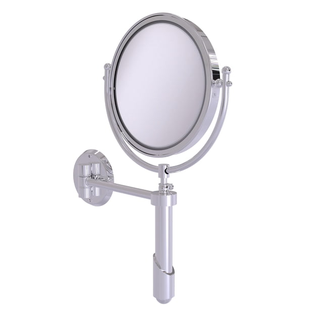 Soho Collection Wall Mounted Make-Up Mirror 8 Inch Diameter with 2X Magnification - SHM-8/2X-PC