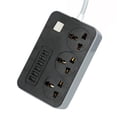 thumbnail image 1 of Household Multifunctional Bank Plug Standard Plug Perforated Switchs Plug Bar Wiring Board Line Length 6.5ft Socket With USB Plug, 1 of 9
