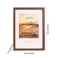 thumbnail image 3 of Wood Photo Mount, Wooden Photo Frame Wall Hanging and Desktop Photo Frame for Office and Home Decoration, 3 of 6