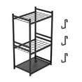 thumbnail image 4 of koolsoo Garden Tool Organizer 3 Tier Garage Tools Storage Stand for Lawn Brooms Shed, 4 of 8