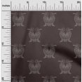 thumbnail image 1 of oneOone Polyester Lycra Fabric Bird Artistic Sashiko Printed Craft Fabric BTY 56 Inch Wide, 1 of 1