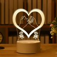 thumbnail image 1 of Desk LED USBNight Light Creative Bedroom Bedside Table Day gift Lamp Z7X3, 1 of 8