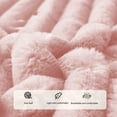thumbnail image 3 of Fleece Bed Sheets 200 cm x 220 cm Imitation Milk Fleece Fitted Sheet for Winter Use Polyester Material with Elastic Edges, 3 of 6