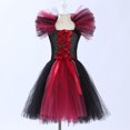 thumbnail image 2 of YOUSNH Halloween Tout-Petits Enfants Bébés Filles Magnifique Sorcière Robe Noire Déguisement Fête Tulle Robes Robes pour Filles J_001 2-3 Ans, 2 of 5