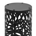 thumbnail image 3 of vidaXL Support de Parapluie Feuilles Acier Noir, 3 of 4