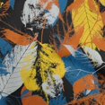 thumbnail image 1 of oneOone Velvet Black Fabric Leaves Sewing Craft Projects Fabric Prints By Yard 58 Inch Wide, 1 of 5