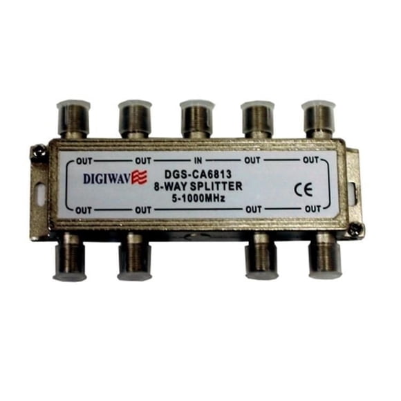 Digiwave 8 Way Splitter pour 5 à 1000 Mhz