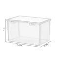 thumbnail image 4 of Dvkptbk Fruit Storage Containers for Fridge,Airtight Bread Storage Containers Bread Box Plastic Reusable Loaf Cake Clear Bread Dispenser Fresh Bread Organizer Bin, 4 of 7
