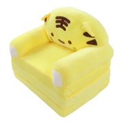 Cute Cartoon Foldable Kids Sofa, Toddler Sofa Foldable Chair Lounger Backrest Armchair 2 In 1 Foldable Children Sofa Bed For Living Room Bedroom