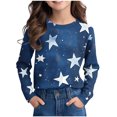 thumbnail image 1 of Posijego T-Shirts Graphiques à Manches Longues pour Tout-Petits Garçons Filles, Mignons, Col Ras du Cou, T-Shirts Basiques, Hauts, Chandail de Printemps pour Enfants, 1 of 6