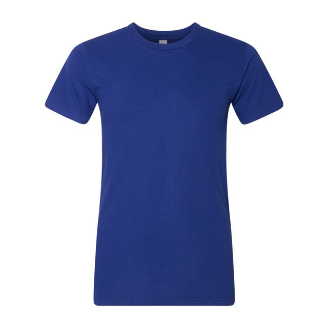 American Apparel T-Shirt en Jersey Fin, 3TG, Lapis