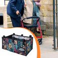 thumbnail image 1 of Zentra Sac Panier pour Rollator sous le Siège, Tissu Oxford, Sac à Roulettes, Rollator à Quatre Roues Feuilles d'Érable Petit, 1 of 10