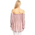 thumbnail image 2 of Women Renaissance Off Shoulder Top Costumes Blouse Boho Peasant Shirt, 2 of 5