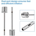 thumbnail image 5 of 30 pcs Ball Pump Needle with Storage Box Air Inflation Needle for Football Basketball Soccer Volleyball Ball Sports,, 5 of 5