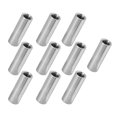 thumbnail image 2 of Coupling Nut, Strong Round Connector Nut 10Pcs 304 Stainless Steel  For Repair, 2 of 8