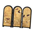 thumbnail image 1 of simhoa Chinese Design Mini Screen Ornament 3 Panel Divider for Fireplace Countertop C, 1 of 8